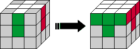 Rubik's cube solution Step 2